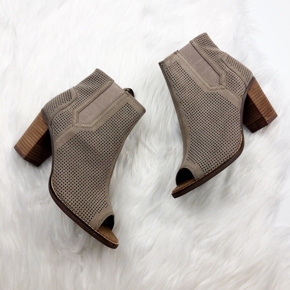 Toms Shoes - Toms Majorca Perforated Open Toe Booties